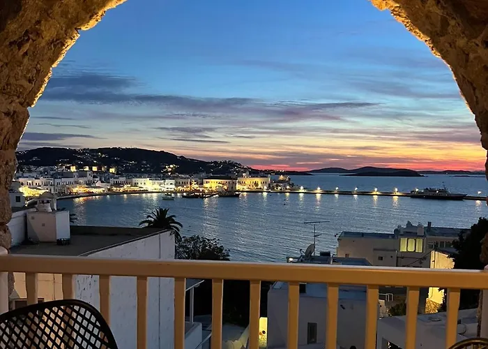 Yalos Sunset View Private Mykonos Town