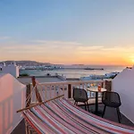 לינה וארוחת בוקר Yalos Sunset View Private Mykonos Town