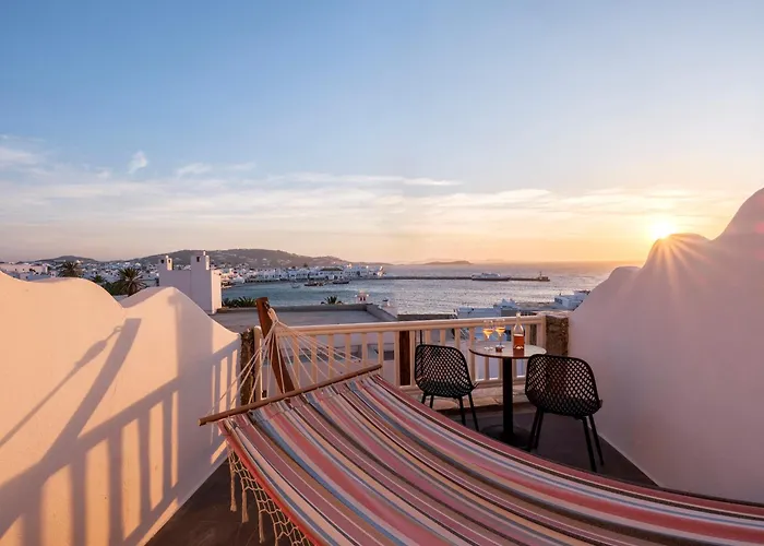 Yalos Sunset View Private ベッド・アンド・ブレックファスト Mykonos Town